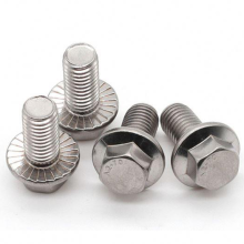 Hex Bolt Flange Bolt DIN6921 A2-70 Stainless Steel 304 316 Stainless Steel Hex Flange Bolts